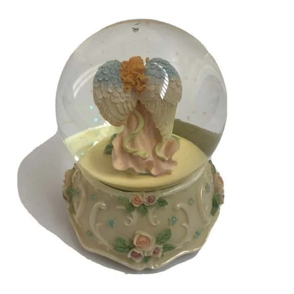 Music Box Musical Globes Stress Away Angel among & Vegas over the waves X3 Lot